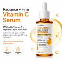 Sérum de soin de la peau à l'acide hyaluronique, à la niacinamide et à la super vitamine C pour la réduction des rides du visage, des taches de vieillesse, le raffermissement, le lifting et l'hydratation, 30 ml pour