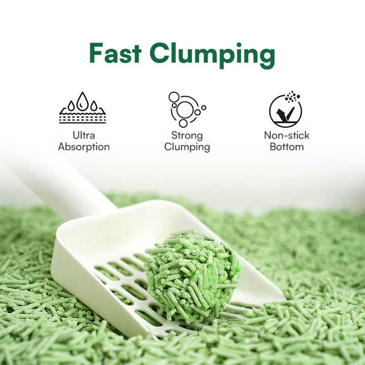 View of OEM Tofu Cat Litter Wholesale Clumping Flushable Ultra Absorbent Fast ...