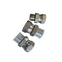 Raccord hydraulique droit en acier au carbone et acier inoxydable sur mesure, filetage BSP