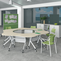 Table d'étude pliable pour salle de classe, mobilier scolaire éducatif, table d'apprentissage empilable pour étudiants - Offre Spéciale