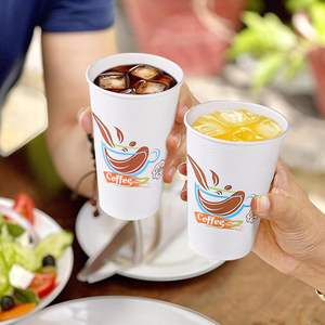 แก้วกาแฟขนาด 12 ออนซ์, แก้วกาแฟกระดาษขนาด 12 ออนซ์, แก้วแบบใช้แล้วทิ้งป้องกันการรั่วซึมสำหรับเครื่องดื่มเย็นหรือเครื่องดื่มร้อน - Product Image 6