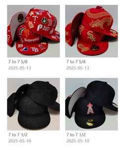 Gorras Clásicas Nuevas Originales con Logo Personalizado Estilo Era para Hombre, Gorra de Béisbol Ajustada de 6 Paneles, Visera Plana Vintage Cerrada - Product Image 6