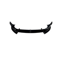 Nouvelle Version Kit Carrosserie 3 Pièces Style Fibre de Carbone pour Lame de Pare-chocs Avant, Adaptation/Amélioration pour Tesla Model Y Juniper 2024 2025