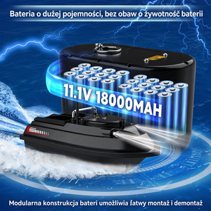 V066 GPS Bait Boat Carp Fishing 4 Grounds <strong>Baitboat</strong> 200 Points Brushless 20km/h Large Bait Boat with GPS and Fish Finder 1KM RC - Product Image 4