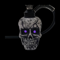 Vente en gros de nouveau style de narguilé de forme unique ensemble de chicha en résine avec lumière LED meilleur cadeau de fumer ensemble de narguilé