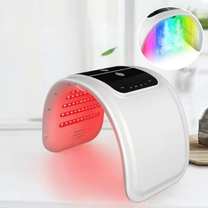 Nouvelle fonctionnalité de pulvérisation d'appareil de beauté ABS pliable LED photothérapie 7 couleurs masque facial hydratation outil de soin de la peau - Product Image 6
