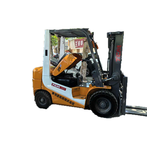 รถยกไฮดรอลิกดีเซล TCM FD25 มือสองขายดี น้ำหนักยก 2.5 ตัน พร้อมมอเตอร์เครื่องยนต์  เสากระโดงเดี่ยว/สามตอน สภาพดี - Product Image 1