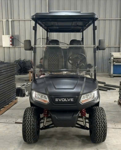 Voiturette de golf électrique 4 places, véhicule utilitaire avec une vitesse de 30 km/h et une autonomie de 50-70 km, idéale pour les hôtels, les aéroports et les centres de villégiature - Product Image 1