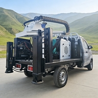Petite machine de forage de puits montée sur camion, 200 mètres, avec compresseur d'air, à vendre