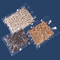En stock sac en plastique sous vide alimentaire scellé transparent sacs sous vide en plastique en nylon pour aliments congelés avec remise de 50% d'expédition votre logo