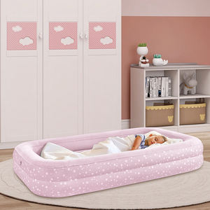 Cama de viaje inflable segura y cómoda para niños pequeños, cama de colchón de aire perfecta para niños con lados elevados - Product Image 5