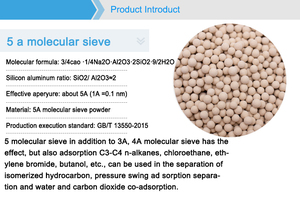 0.4-0.8mm Zeolite 13x HP sàng phân tử cho sàng phân tử oxy - Product Image 4