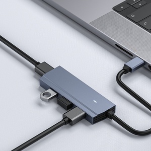 Adaptador USB C a 4 Puertos USB 3.0 para <span class=keywords><strong>Mac</strong></span> Pro, <span class=keywords><strong>iMac</strong></span>, iPad Pro, Chromebook, Pixelbook, Steam - Product Image 2