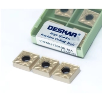 Plaquettes de tournage en carbure CNMG120408-MALF60181J, supportées, pour tour, avec revêtement CVD, OEM, MOQ 10 pièces