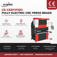 Presse plieuse CNC 6 axes entièrement électrique à servo, contrôle par échelle magnétique en boucle fermée, haute précision pour le pliage de tôles