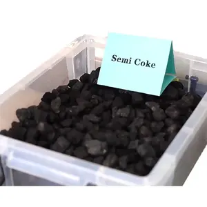 SEMI HALF COKE MADE FROM COAL USED IN ORE FURNACES.high carbon coke low ash and phosphorus.6~18mm 18~35mm 10~30mm 30~60mm