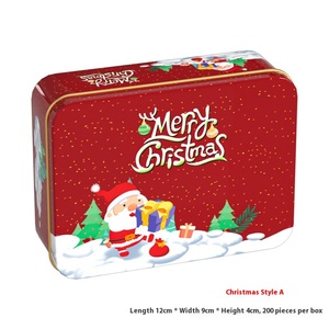 <span class=keywords><strong>2025</strong></span> mới giáng sinh hình chữ nhật tinplate hộp kim loại 12*9*4cm cho kẹo quà tặng bao bì bán buôn thiếc Quà Tặng lon - Product Image 6