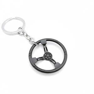 Porte-clés de voiture en métal, design turbine, moyeu de roue, disque de frein, amortisseur, volant – Idéal comme cadeau - Product Image 5