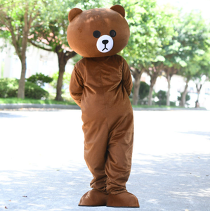 Promotion de bande <span class=keywords><strong>dessin</strong></span>ée de marche adulte Tiktok ours brun ensemble de Performance Costume de mascotte Costumes de télévision pour adultes - Product Image 3