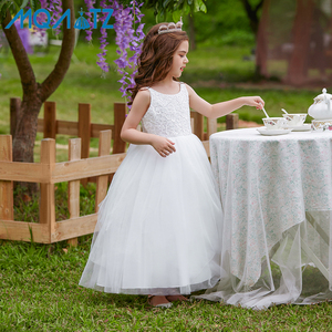 MQATZ New Fashion White Lace Formal <strong>Dress</strong> <strong>for</strong> Girls 8 <strong>Years</strong> <strong>Old</strong> Kids Full Length Ball Gown Wedding <strong>Dress</strong> <strong>for</strong> Flower Chiffon - Product Image 3