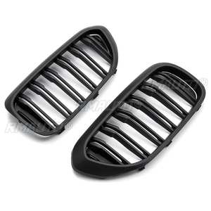 2 Piezas de Rejilla Delantera Negra Mate para BMW Serie 5 G30 G31 G38 M5 520I 523I 528I 530I 535I 550I 520D 2017 2018 - Product Image 4