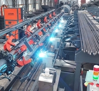 Station de formage automatique de cages en barres d'acier LYZD-GJL2500, diamètre de cage 700~2500 mm, longueur de cage 12 m