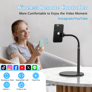 Draadloze afstandsbediening met lange reikwijdte (10m) voor TikTok, automatische pagina-omslager, camera-afstandsbediening, selfie voor mobiele telefoon, tablet en livestreaming - Product Image 2