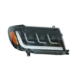 Repuestos de Auto, Faros LED para Camioneta Toyota, 3 Lentes, Luces de Circulación Diurna, Nuevas, Color 6000k para LC100, 12v LED H - Product Image 2