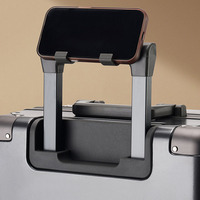 24 Valise de voyage en aluminium 20 Valise à roulettes Roue universelle 26 Anti-chute Durable Mot de passe Valise de 28 pouces