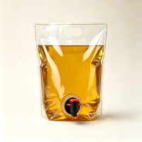 Pochette Doypack en plastique recyclable pour huile d'olive, 2L 5L, avec bec verseur, pour recharge, emballage écologique pour liquides