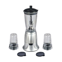 Mixeur Plongeant Électrique Domestique pour Smoothies, Bouton Poussoir, Moteur Cuivre 200W, Faible Bruit, Récipient en Plastique, Multifonction 1