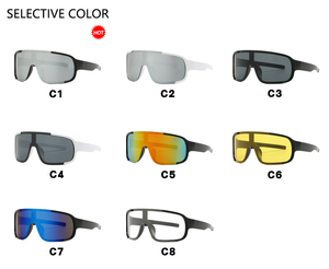 Lunettes <span class=keywords><strong>de</strong></span> sport unisexes surdimensionnées en gros, monture en PC, protection UV400, cyclisme, <span class=keywords><strong>ski</strong></span>, alpinisme, lunettes coupe-vent - Product Image 4