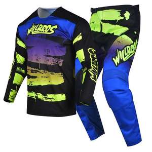 Jersey de Motocross Sublimado Personalizado, Manga Larga, Unisex, para Adultos, 100% Poliéster, Transpirable, para Carreras MX - Product Image 4