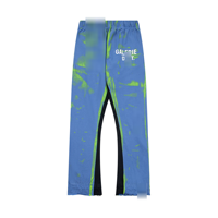 Pantalon de survêtement décontracté en pur coton pour homme, de haute qualité, de la collection Galleries Dept, avec imprimé graffiti éclaboussures peint à la main et patchwork