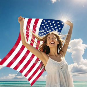 Drapeau en polyester à impression numérique noir, rouge, jaune, séchage rapide, drapeaux du pays de Palestine - Product Image 2