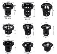 Panier de culture hydroponique transparent en maille plastique pour plantes potagères et potagers paniers en maille pour plantes de serre vente en gros