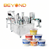 Machine de remplissage rotative pour eau, sauce, chocolat, crème glacée