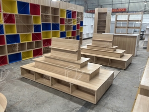 Bespoke cuốn sách trường hợp tủ gỗ Tủ Sách 5 kệ cho trường học hiện đại thư viện đồ nội thất cuốn sách trắng Kệ tổ chức kệ sách - Product Image 6