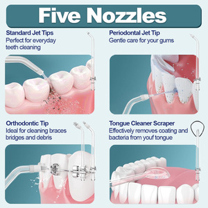 Mini ipx7 étanche portable nettoyage des dents enfant <span class=keywords><strong>jet</strong></span> irrigateur buccal waterflosser fil électrique pick <span class=keywords><strong>dentaire</strong></span> enfants hydropulseur - Product Image 4