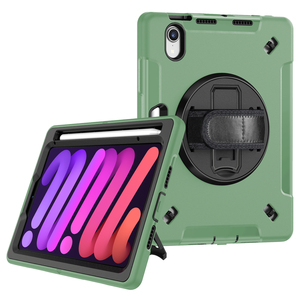 Dành Cho Apple <span class=keywords><strong>Ipad</strong></span> <span class=keywords><strong>Mini</strong></span> 6 2021 8.3 Inch Ốp Lưng Chống Sốc Lai Thời Trang Vỏ Máy Tính Bảng Hybrid Armor TPU PC Chân Đế - Product Image 1