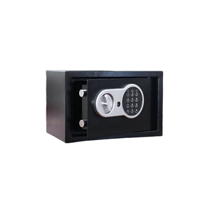 Cassaforte Compatta in Acciaio, Cassetta di Sicurezza Elettronica con Password per Ufficio, Hotel, Stanza, H20cm, Cassetta per Contanti - Product Image 1