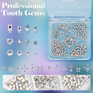 Kit de gemmes dentaires DIY |   Créez des bijoux dentaires de qualité salon à domicile, cristaux imperméables longue durée avec kit d'application premium - Product Image 3