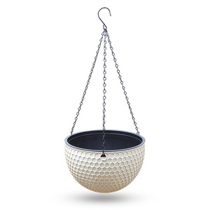 Balcony Baskets Vertical Fence Wall Plastic Hanging Flower Pots For Plants Indoor