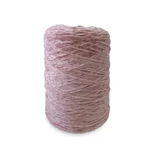 Dyed colored baby chenille yarn for beautiful scarf