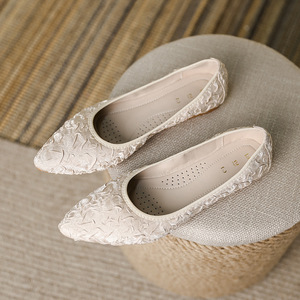 Nouveauté <span class=keywords><strong>Ballerine</strong></span> Chaussures confortables pointues décontractées élégantes et luxueuses pour les affaires Ballerines pour femmes Chaussures à enfiler pour dames - Product Image 2