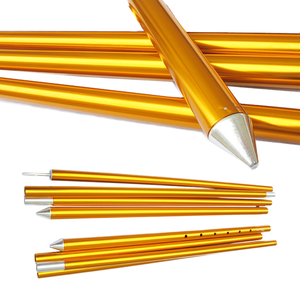 Aluminum Alloy Tent Poles Lightweight Portable for <b>Camping</b> <b>Hiking</b> Tents - Product Image 1