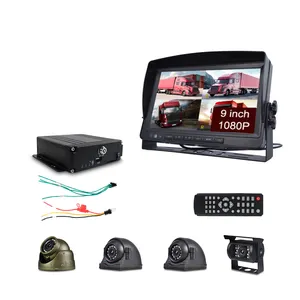 Enregistreur vidéo numérique Full Hd 1080P, 4 canaux, 8mp Dvr H.265 voiture Bus camion véhicule Mobile Dvr système 4Ch 8Ch Mdvr Kit