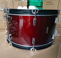 Marching Bass Drum -22*12 "Pouces avec Ceinture et Maillets Bleu 24*12" Pouces avec Ceinture et Maillets Vin Rouge