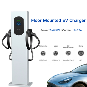 Borne de <span class=keywords><strong>Recharge</strong></span> Rapide Double Prise DC sur Pied <span class=keywords><strong>pour</strong></span> Véhicules Électriques, Nouvelle Génération Commerciale 44kW Type 1 Type 2 GBT, Compatible <span class=keywords><strong>Carte</strong></span> OCPP - Product Image 2