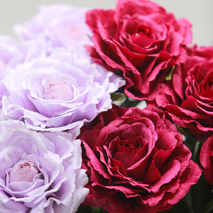 Haute qualité Real Touch thé <span class=keywords><strong>Rose</strong></span> hydratant fleurs artificielles pour noël mariage saint valentin décorations de fête de jardin - Product Image 6